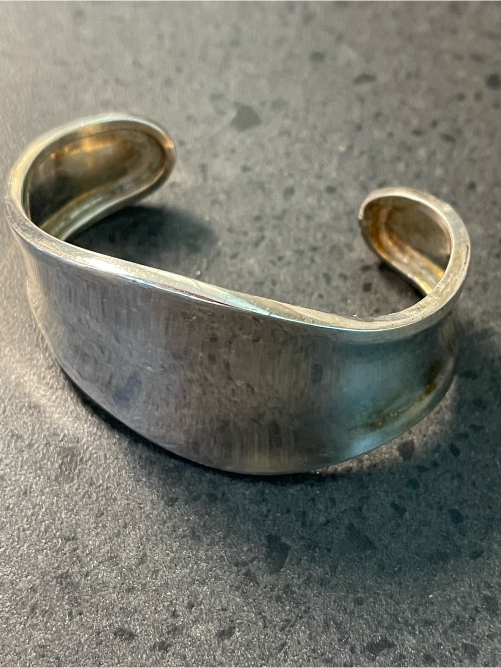 Polished Silver-Tone Men's or Women’s Cuff Bracelet - Timeless Minimalist